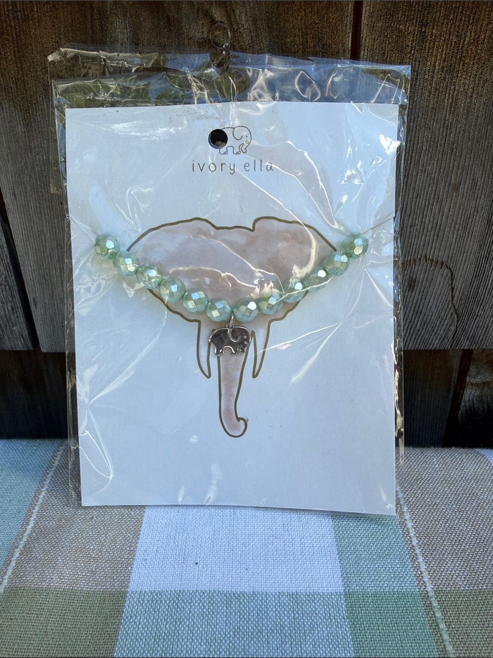 Ivory Ella Beaded Bracelet Charm NEW